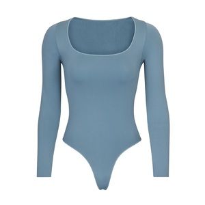 SKIMS Essential Long Sleeve Scoop Neck Bodysuit